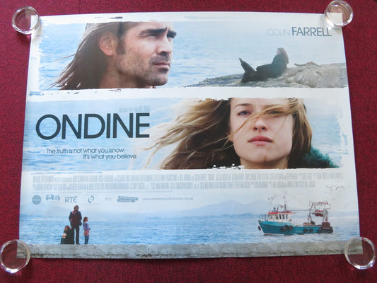 ONDINE UK QUAD ROLLED POSTER COLIN FARRELL ALICJA BACHLEDA 2009