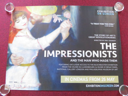 THE IMPRESSIONISTS UK QUAD ROLLED POSTER EXHIBITION ON SCREEN 2015