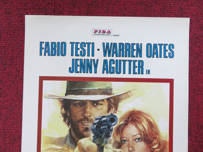 CHINA 9, LIBERTY 37 ITALIAN LOCANDINA POSTER FABIO TESTI WARREN OATES 1978