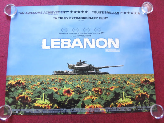 LEBANON UK QUAD ROLLED POSTER YOAV DONAT ITAY TIRAN 2009