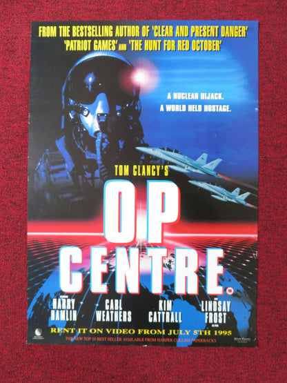 OP CENTRE VHS VIDEO POSTER HARRY HAMLIN CARL WEATHERS 1995