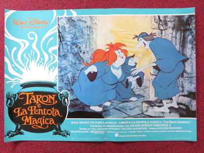 THE BLACK CAULDRON - A ITALIAN FOTOBUSTA POSTER DISNEY GRANT BARDSLEY 1985