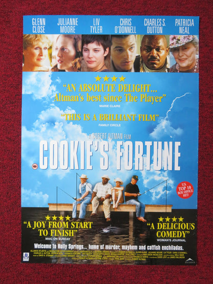 COOKIE'S FORTUNE VHS VIDEO POSTER GLENN CLOSE JULIANNE MOORE 1999