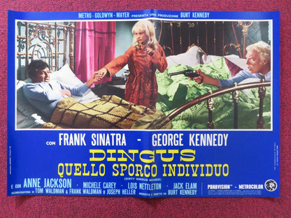 DIRTY DINGUS MAGEE - E ITALIAN FOTOBUSTA POSTER FRANK SINATRA G. KENNEDY 1970