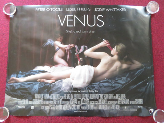 VENUS UK QUAD ROLLED POSTER PETER O'TOOLE JODIE WHITTAKER 2006