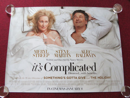 IT'S COMPLICATED UK QUAD ROLLED POSTER MERYL STREEP ALEC BALDWIN 2009