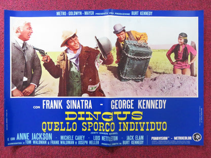 DIRTY DINGUS MAGEE - G ITALIAN FOTOBUSTA POSTER FRANK SINATRA G. KENNEDY 1970