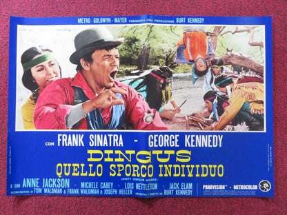 DIRTY DINGUS MAGEE - H ITALIAN FOTOBUSTA POSTER FRANK SINATRA G. KENNEDY 1970