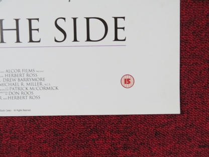 BOYS ON THE SIDE VHS VIDEO POSTER WHOOPI GOLDBERG DREW BARRYMORE 1995