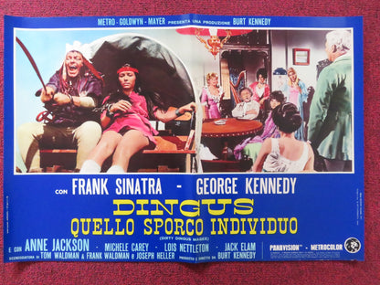 DIRTY DINGUS MAGEE - J ITALIAN FOTOBUSTA POSTER FRANK SINATRA G. KENNEDY 1970