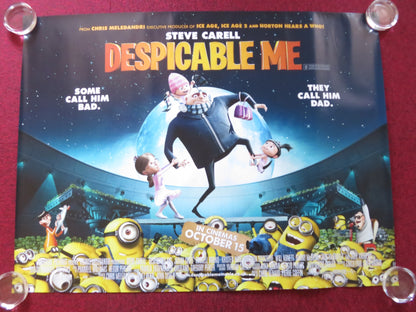 DESPICABLE ME UK QUAD ROLLED POSTER STEVE CARELL JASON SEGEL 2010