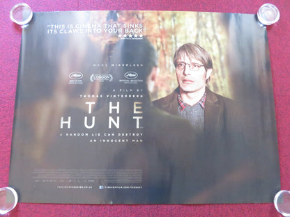 THE HUNT UK QUAD ROLLED POSTER MADS MIKKELSEN THOMAS BO LARSEN 2012