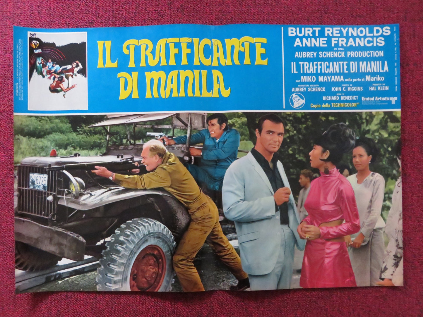 IMPASSE - C ITALIAN FOTOBUSTA POSTER BURT REYNOLDS ANNE FRANCIS 1969