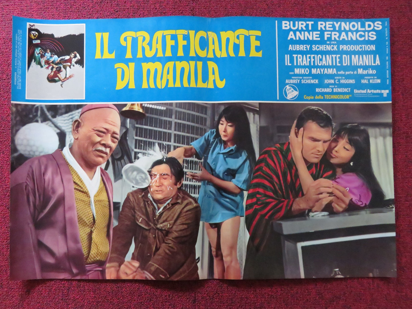 IMPASSE - F ITALIAN FOTOBUSTA POSTER BURT REYNOLDS ANNE FRANCIS 1969