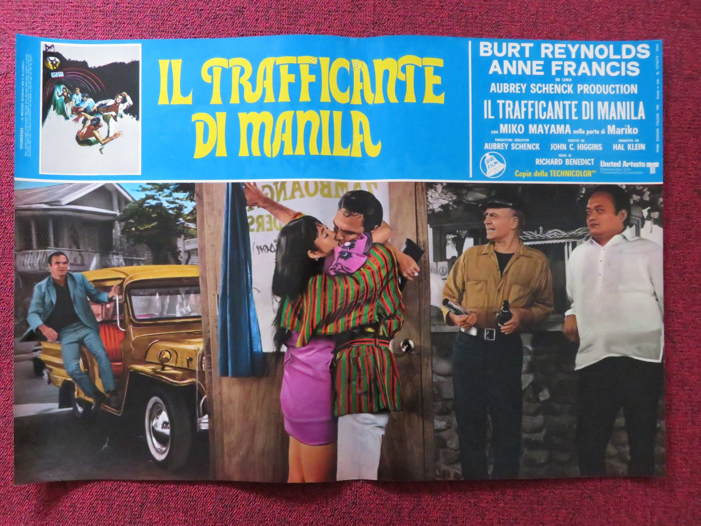 IMPASSE - G ITALIAN FOTOBUSTA POSTER BURT REYNOLDS ANNE FRANCIS 1969