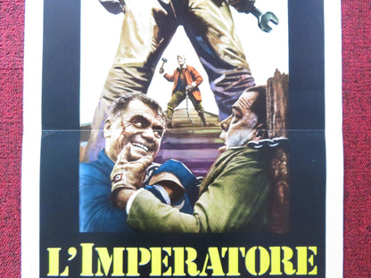 EMPEROR OF THE NORTH ITALIAN LOCANDINA POSTER LEE MARVIN ERNEST BORGNINE 1973