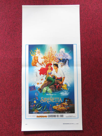 THE LITTLE MERMAID ITALIAN LOCANDINA POSTER DISNEY JODI BENSON PAT CARROLL 1989