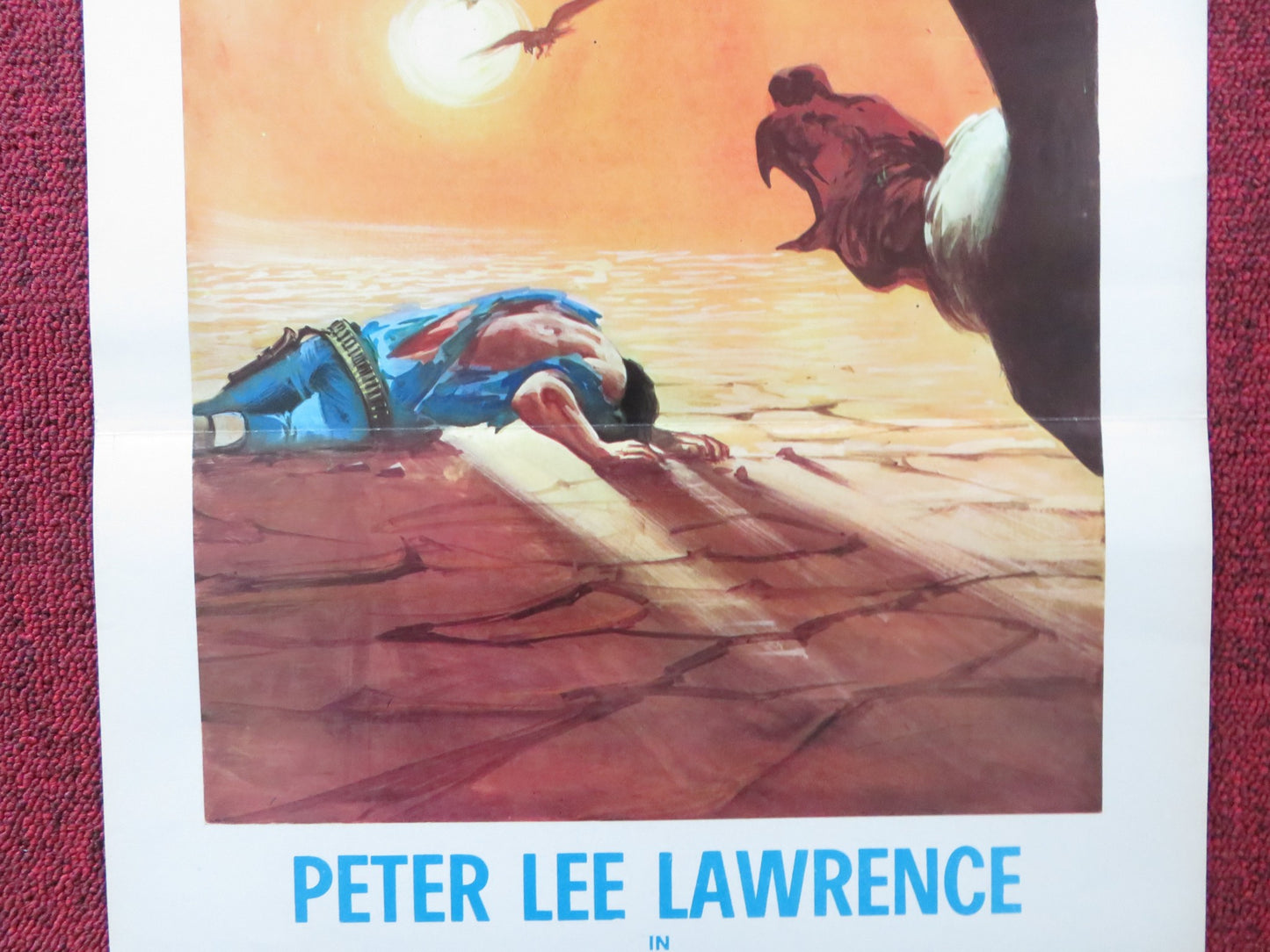 PREY OF VULTURES ITALIAN LOCANDINA POSTER PETER LEE LAWRENCE 1971