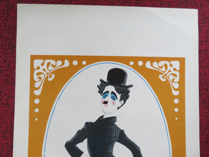 CHARLES CHAPLIN SHOW ITALIAN LOCANDINA POSTER PIOVANO 1972