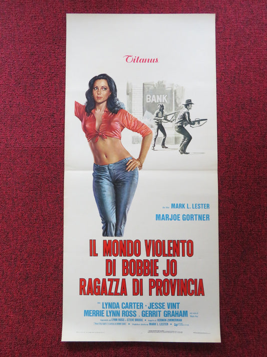 BOBBIE JO AND THE OUTLAW ITALIAN LOCANDINA POSTER LYNDA CARTER M. GORTNER 1977