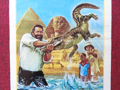 FLATFOOT IN EGYPT ITALIAN LOCANDINA POSTER BUD SPENCER ENZO CANNAVALE 1980