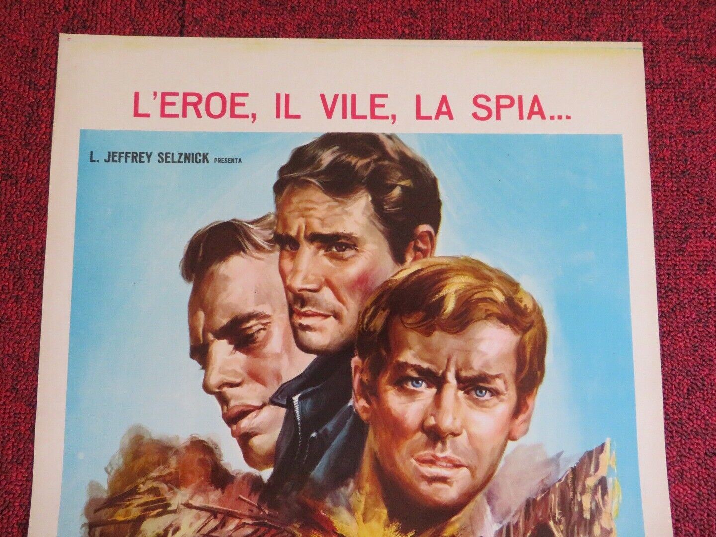 "LA LUNGA MARCIA /La longue marche" ITALIAN LOCANDINA (26"x12.5") POSTER 1967 - Rendezvous Cinema