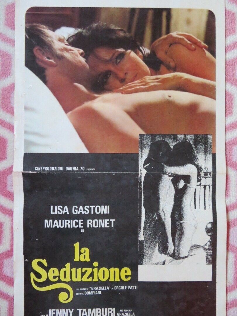 "LA SEDUZIONE / Seduction " ITALIAN LOCANDINA (27.5"x13") POSTER 1973 - Rendezvous Cinema