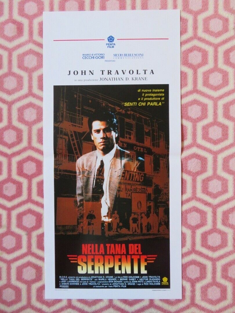 "NELLA TANA DEL SERPENTE ITALIAN LOCANDINA (27.5"x13") POSTER 1991 - Rendezvous Cinema