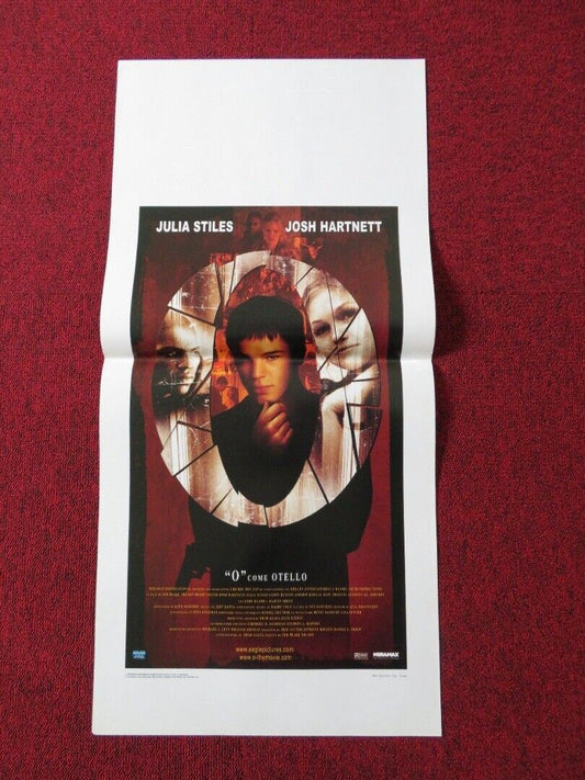 "O" COME OTELLO ITALIAN LOCANDINA (27.5"x13") POSTER JULIA STILES 2001 - Rendezvous Cinema