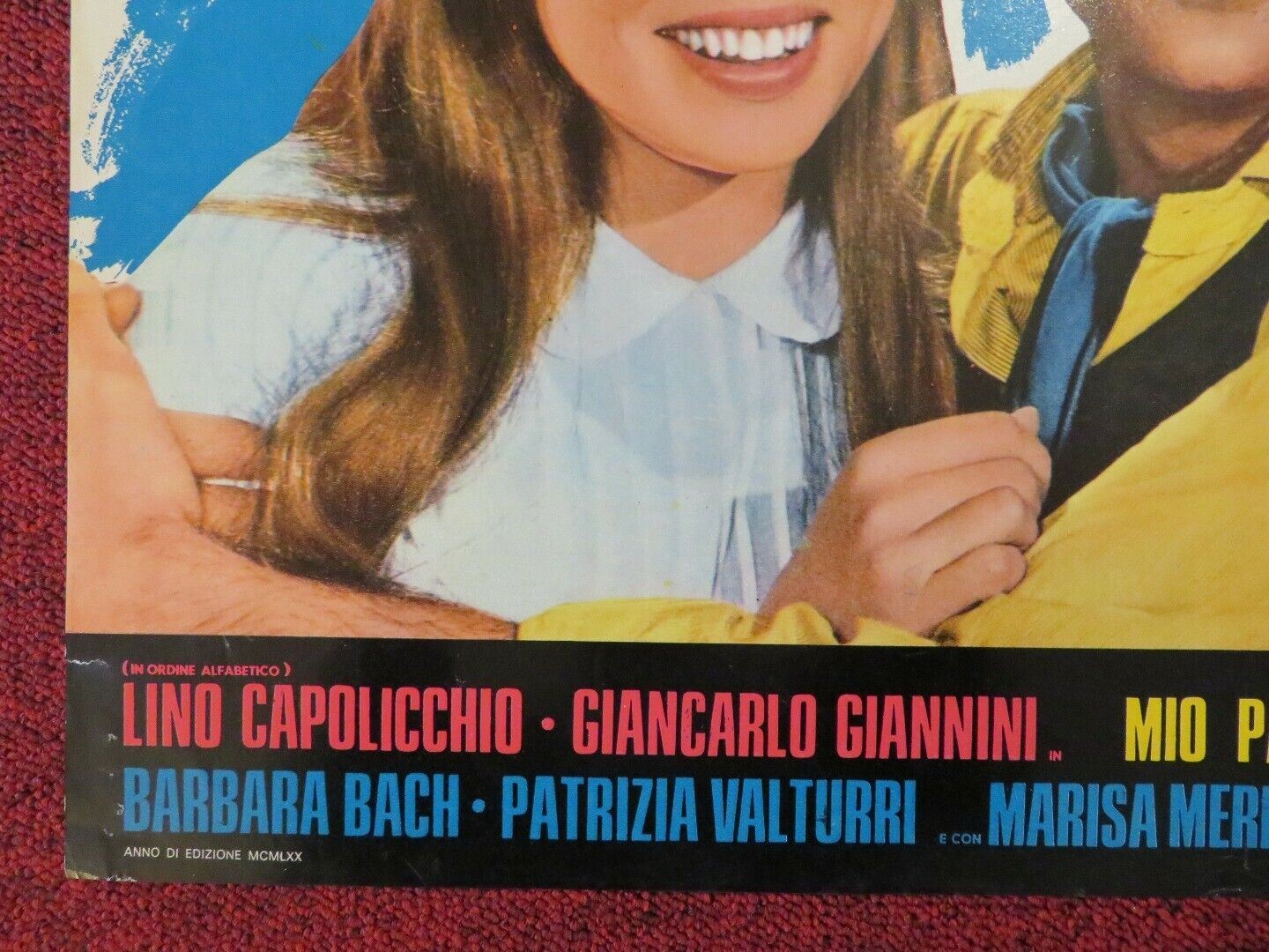 "STORIA D'AMORE E DI... MONARCHIA - B ITALIAN FOTOBUSTA POSTER 1971 - Rendezvous Cinema