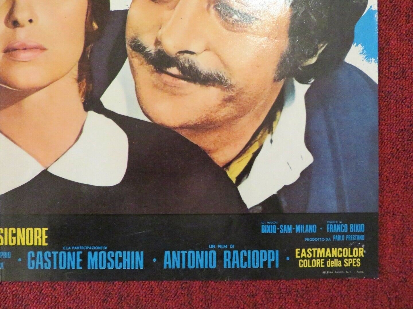 "STORIA D'AMORE E DI... MONARCHIA - C ITALIAN FOTOBUSTA POSTER 1971 - Rendezvous Cinema