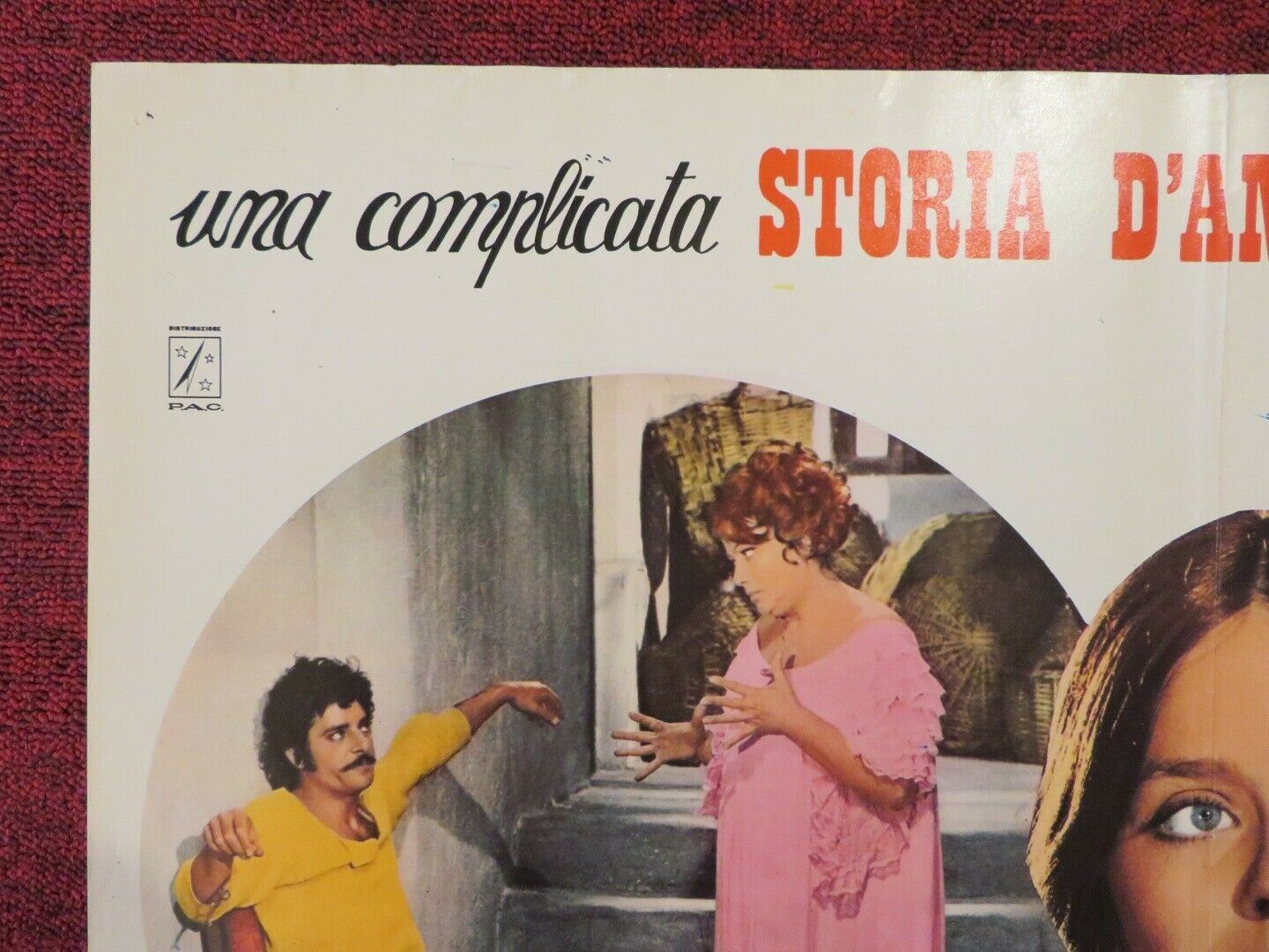 "STORIA D'AMORE E DI... MONARCHIA - C ITALIAN FOTOBUSTA POSTER 1971 - Rendezvous Cinema