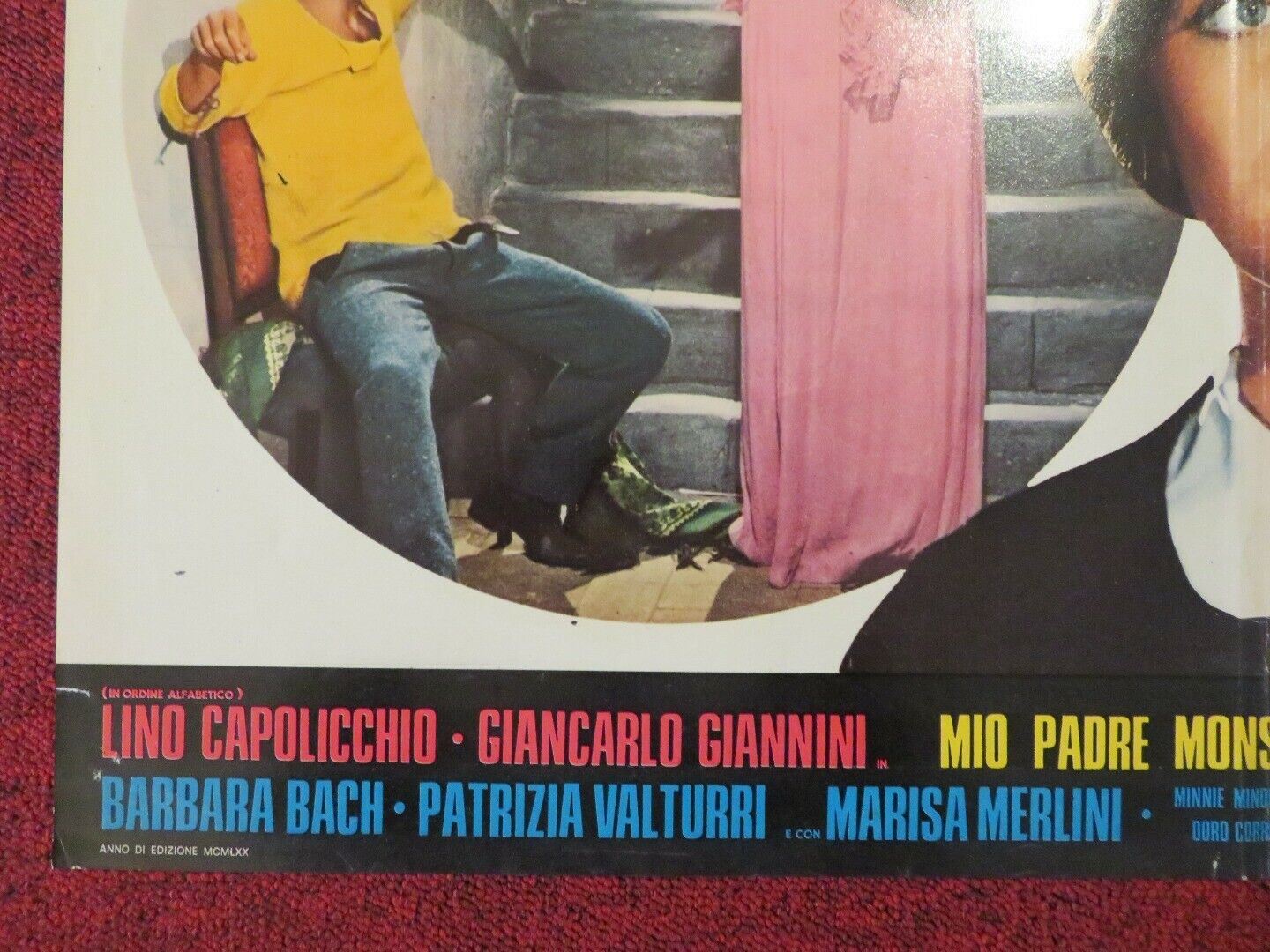 "STORIA D'AMORE E DI... MONARCHIA - C ITALIAN FOTOBUSTA POSTER 1971 - Rendezvous Cinema