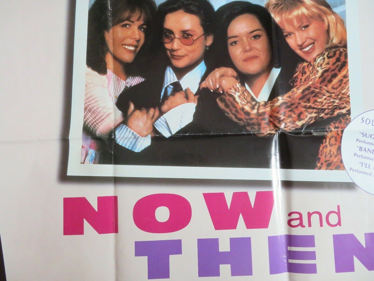 NOW AND THEN UK ORIGINAL QUAD POSTER DEMI MOORE RICCI THORA BIRCH R O'DONNELL