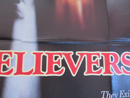 THE BELIEVERS UK ORIGINAL QUAD POSTER JOHN SCHLESINGER MARTIN SHEEN 1987 RARE