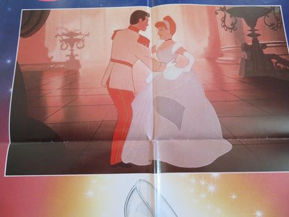 CINDERELLA UK DOUBLE CROWN POSTER DISNEY RE-RELEASE 20 x 30 1990's RARE