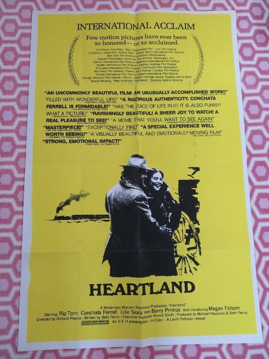 HEARTLAND 1979 US ORIGINAL ONE SHEET  POSTER RIP TORN RICHARD PEARCE