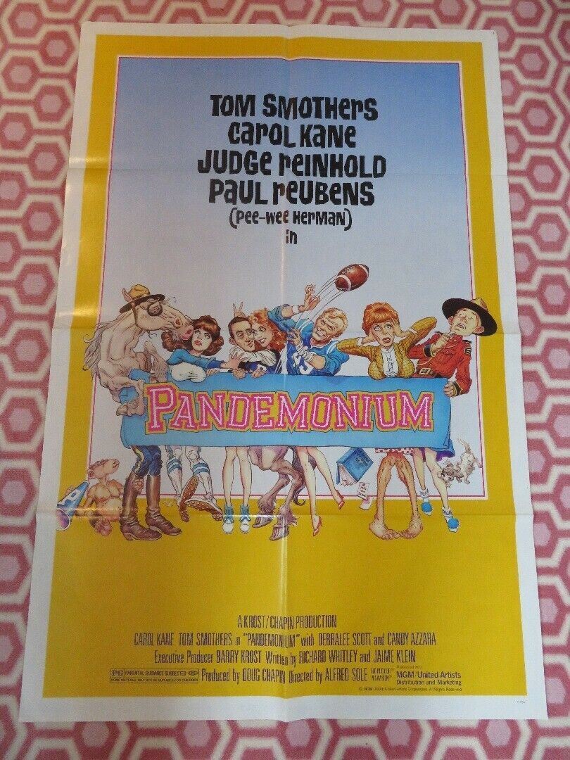 PANDEMONIUM COMEDY POSTER US ONE SHEET POSTER FOLDED C KANE PEE-WEE HERMAN