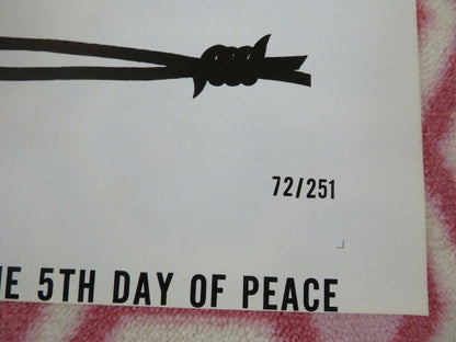 THE 5TH DAY OF PEACE WAR WW2 POSTER US ORIGINAL ONE SHEET FRANCO NERO