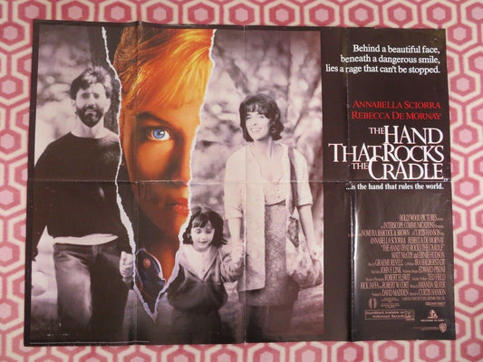 THE HAND THAT ROCKED THE CRADLE BRITISH ORIGINAL QUAD POSTER THRILLER