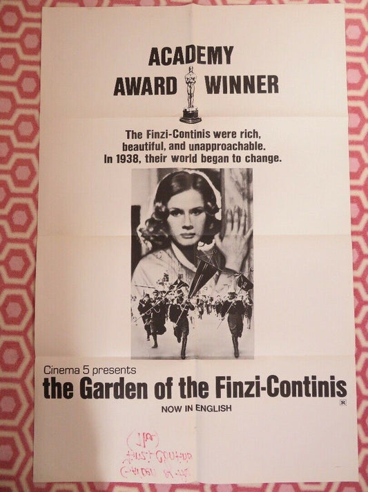 THE GARDEN OF THE FINZI-CONTINIS 1970 ONE SHEET POSTER OSCAR WINNER