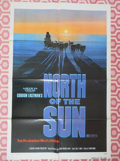 NORTH OF THE SUN 1974 US ONE SHEET  POSTER FRANK NAMEI TRUE STORY RARE