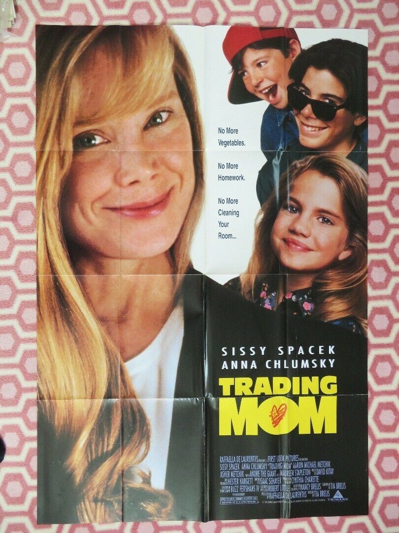 TRADING MOM 1994 US ONE SHEET POSTER SISSY SPACEK BODY SWAP ANDRE GIANT