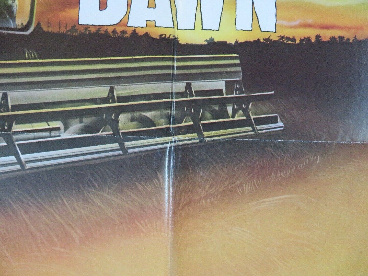 DARK BEFORE DAWN US ONE SHEET POSTER 1988 FARMING ROBERT TOTTEN RARE