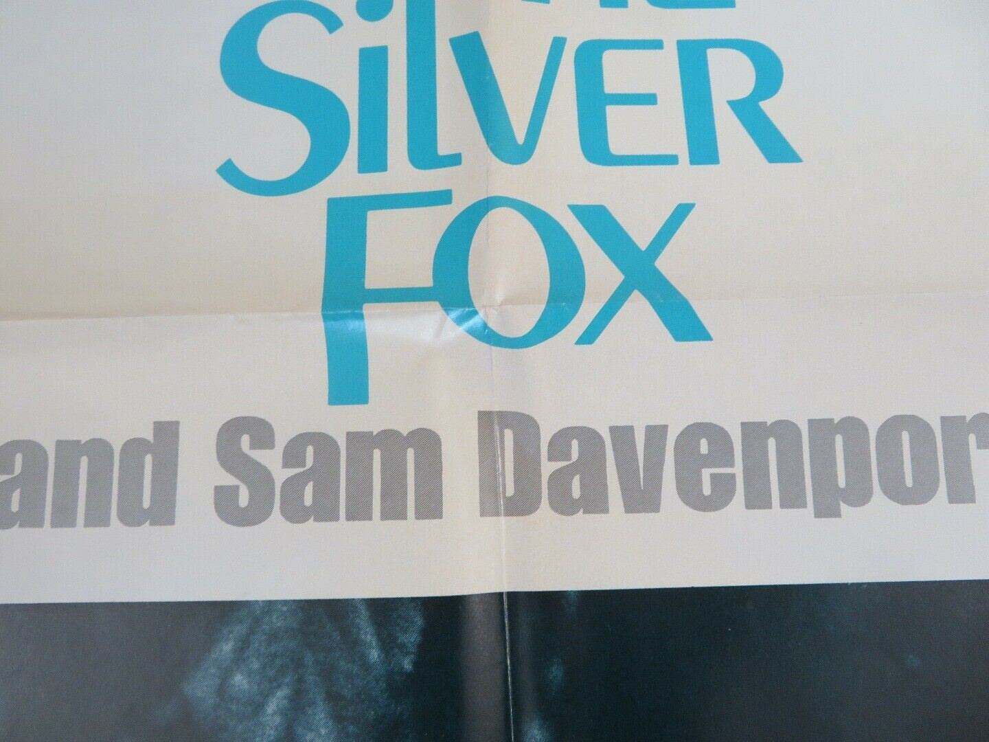 THE SILVER FOX AND SAM DAVENPORT US ONE SHEET  POSTER  DISNEY 1973