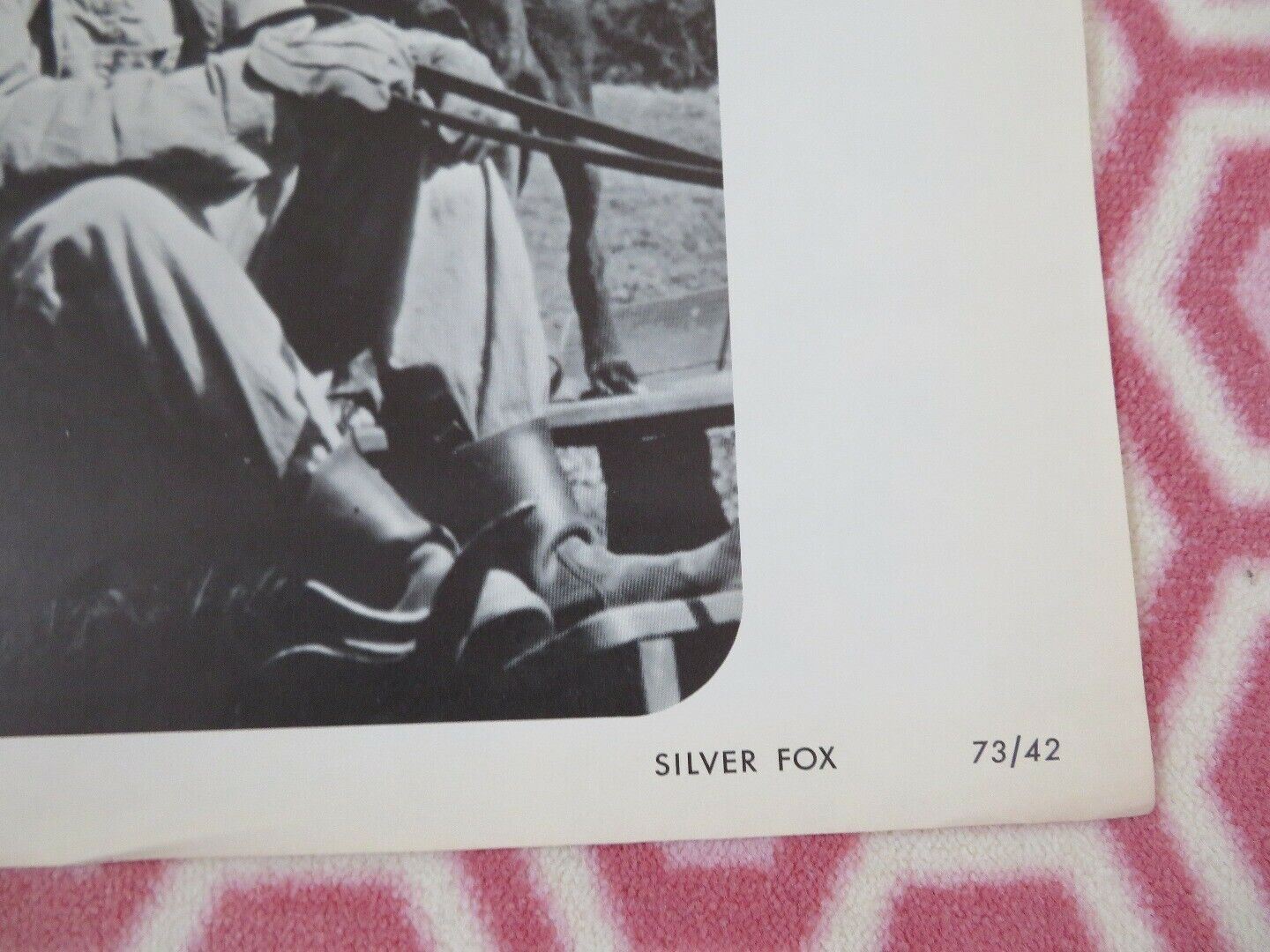 THE SILVER FOX AND SAM DAVENPORT US ONE SHEET  POSTER  DISNEY 1973