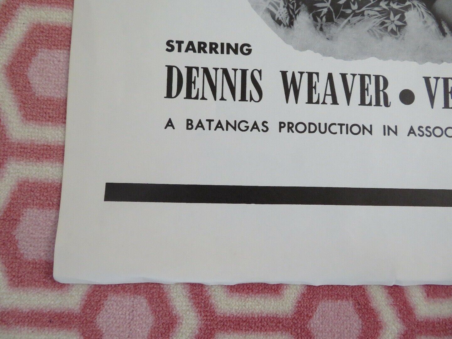 MISSION BATANGAS US ONE SHEET POSTER DENNIS WEAVER VERA MILES  1968