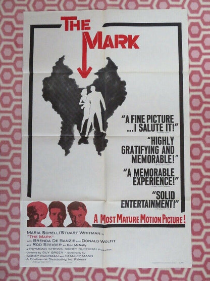 THE MARK ONE SHEET  POSTER DONALD WOLFIT ROD STEIGER 1961