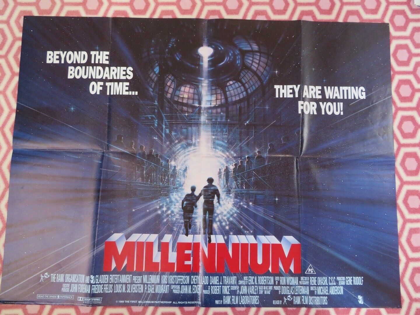 MILLENNIUM BRITISH QUAD (30 x 40) POSTER KRIS KRISTOFFERSON CHERYL LADD 1989