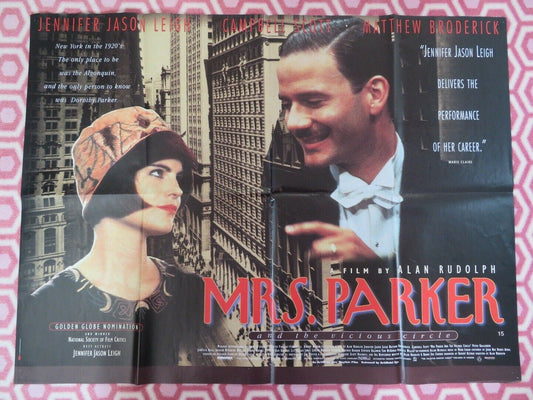 MRS.PARKER AND THE VICIOUS CIRCLE BRITISH QUAD (30 x 40) POSTER MATHEW BRODERICK